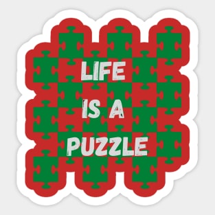 Life is a Puzzle Sticker